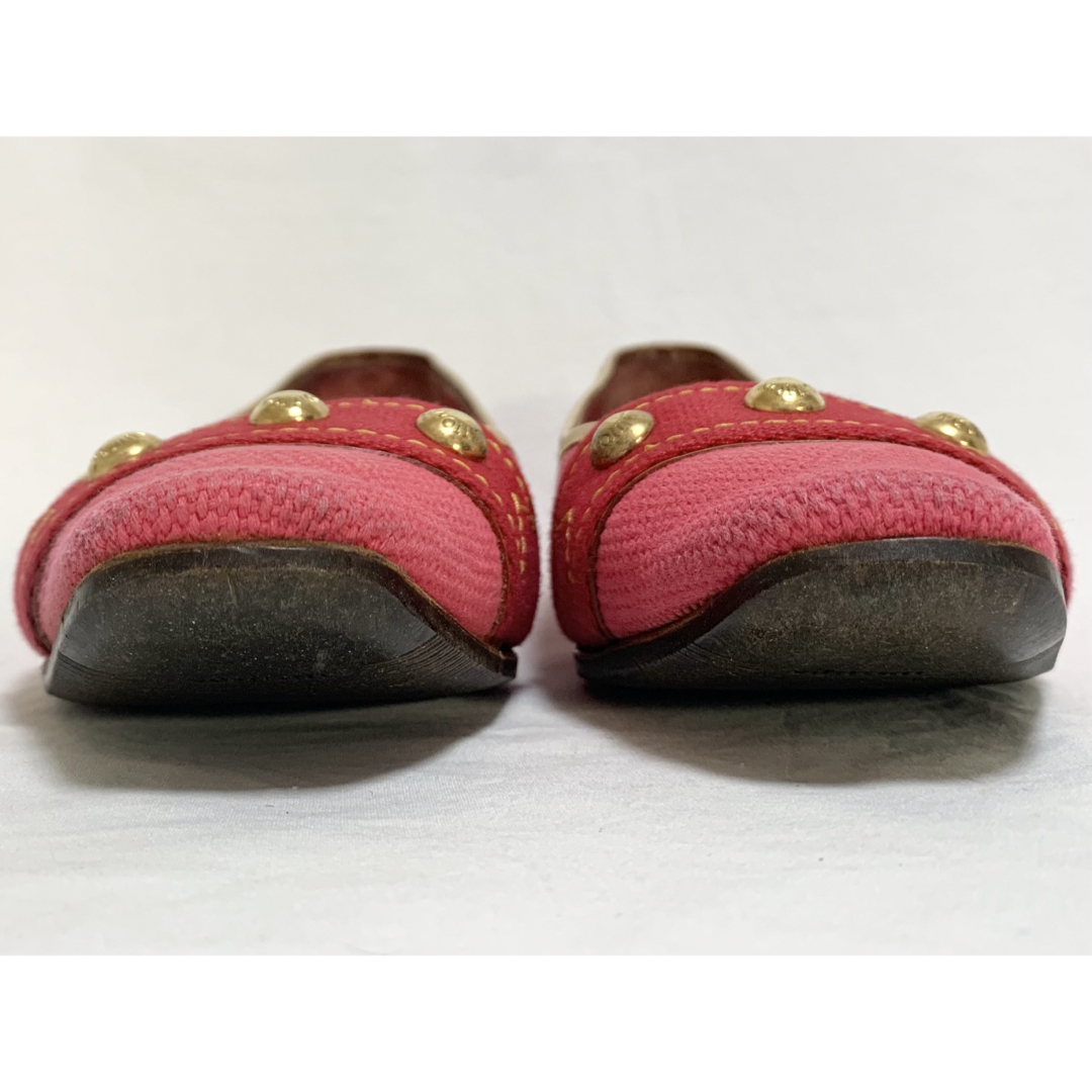 LOUIS VUITTON(ルイヴィトン)の激レア 美品 ルイヴィトン アンティグア パンプス フラットシューズ 38 レディースの靴/シューズ(ハイヒール/パンプス)の商品写真
