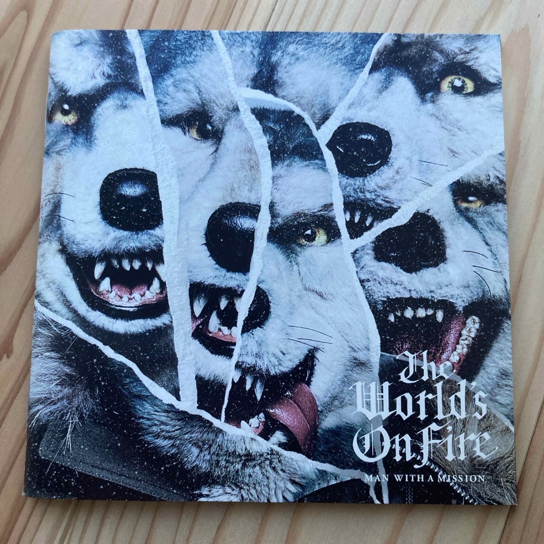 激レア　マンウィズ　the world’s on fire 店頭用B1ポスター 激レア マンウィズ the world's on fire 店頭用B1ポスター