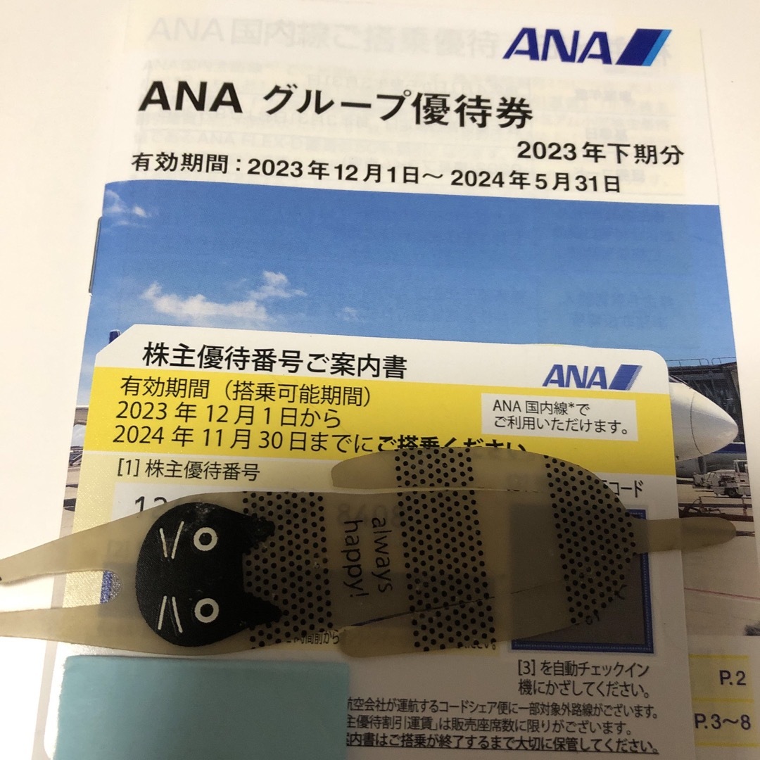 ANA(全日本空輸)(エーエヌエー(ゼンニッポンクウユ))のANA 株主優待券 チケットの優待券/割引券(その他)の商品写真