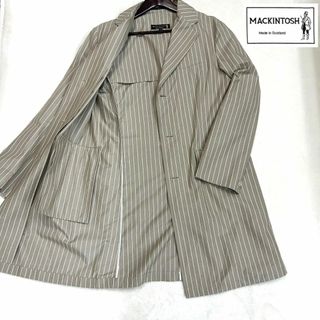 マッキントッシュ(MACKINTOSH)の☆希少☆【MACKINTOSH マッキントッシュ　ストライプコート メンズ40】(チェスターコート)