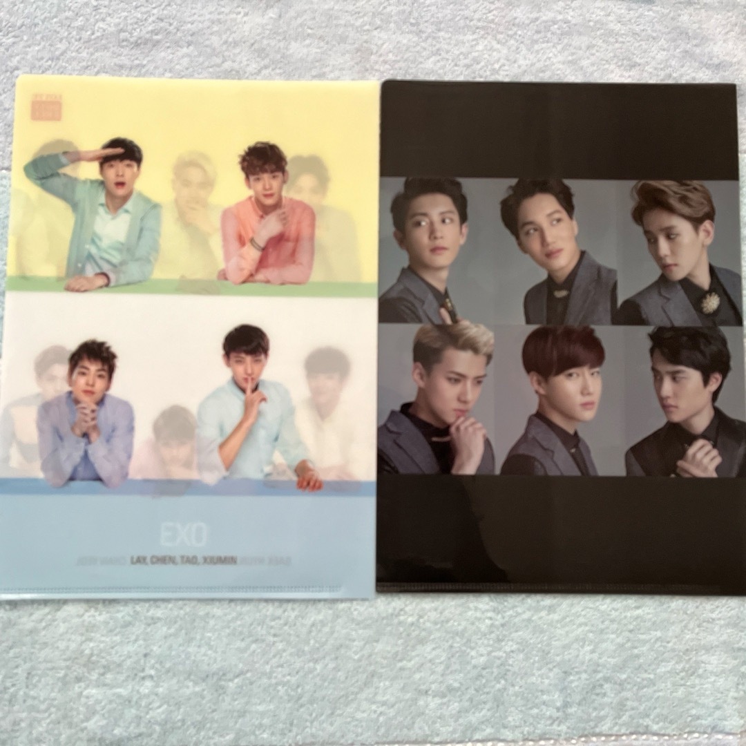 ⭐︎JYJ&EXO⭐︎クリアファイル合計6枚セット エンタメ/ホビーのCD(K-POP/アジア)の商品写真