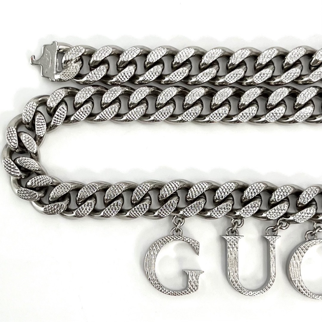 GUCCI - グッチ 675769 GUCCI スクリプトロゴ ネックレス GUCCI - グッチ 675769 GUCCI スクリプトロゴ ネックレス
