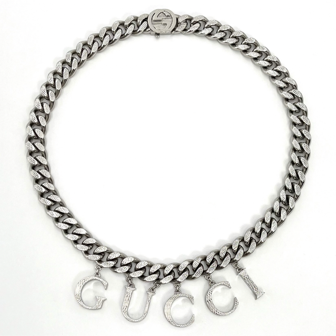 GUCCI - グッチ 675769 GUCCI スクリプトロゴ ネックレス GUCCI - グッチ 675769 GUCCI スクリプトロゴ ネックレス