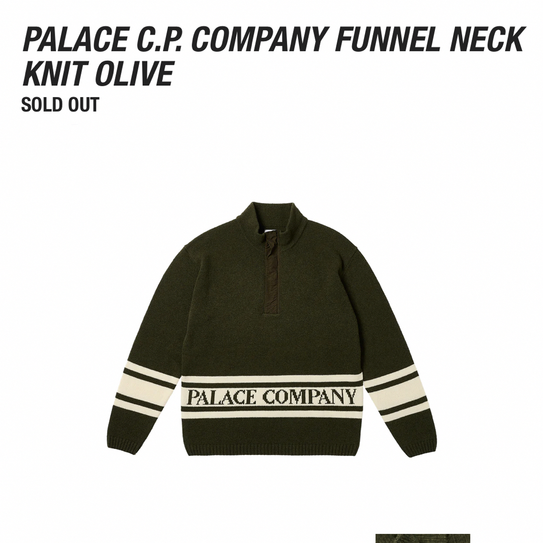 L PALACE C.P. COMPANY FUNNEL NECK KNITトップス