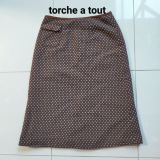 torche a tout  スカート  ドット サイズ2(ひざ丈スカート)