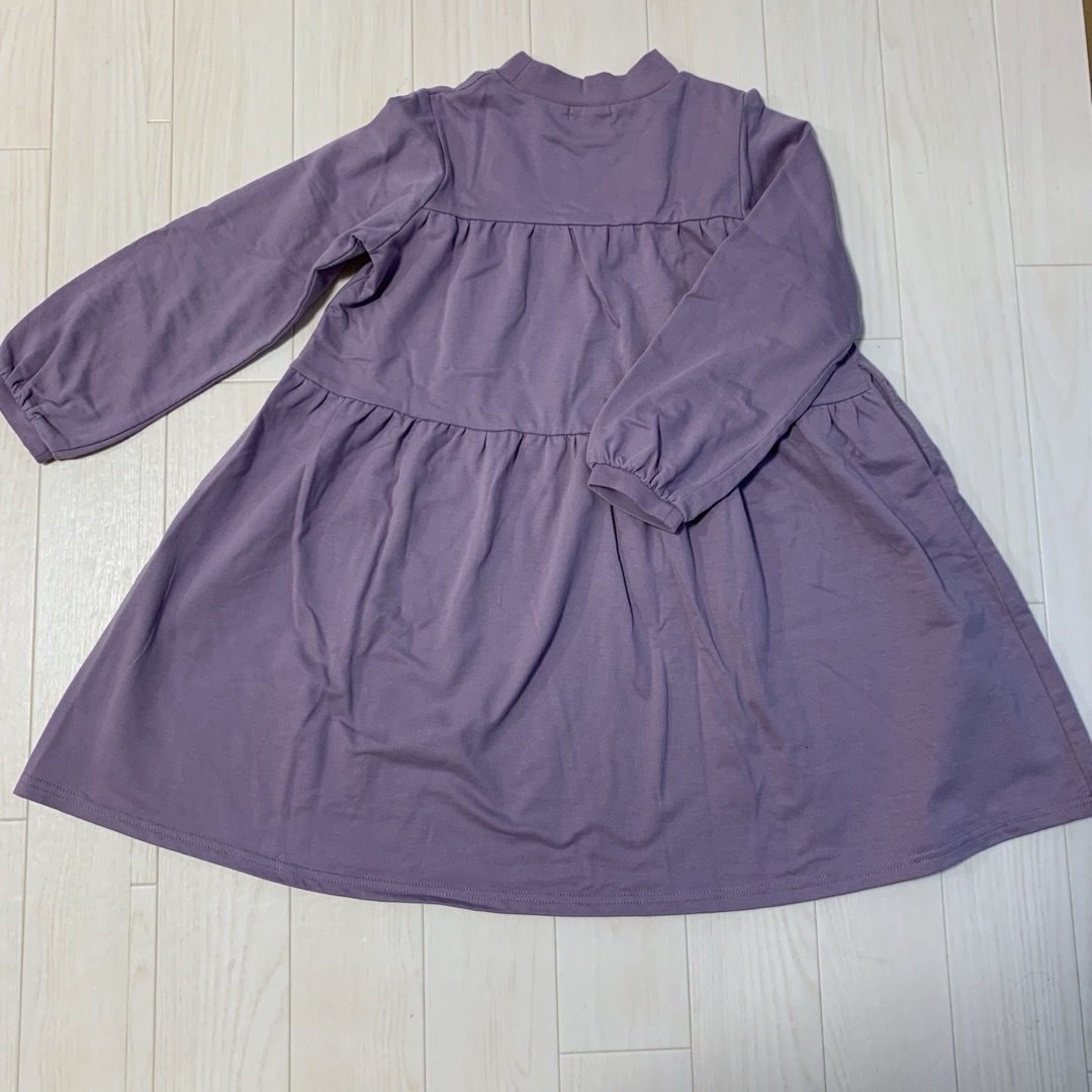 Branshes(ブランシェス)の（130）branshes パープル　ワンピース キッズ/ベビー/マタニティのキッズ服女の子用(90cm~)(ワンピース)の商品写真