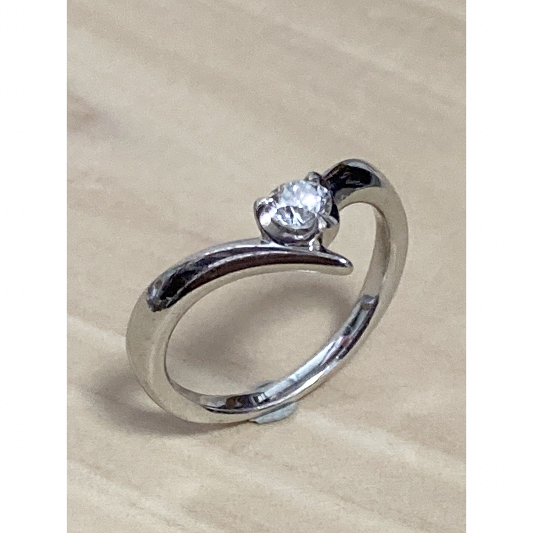 513様専用　4℃の0.222ct  ダイヤリング レディースのアクセサリー(リング(指輪))の商品写真