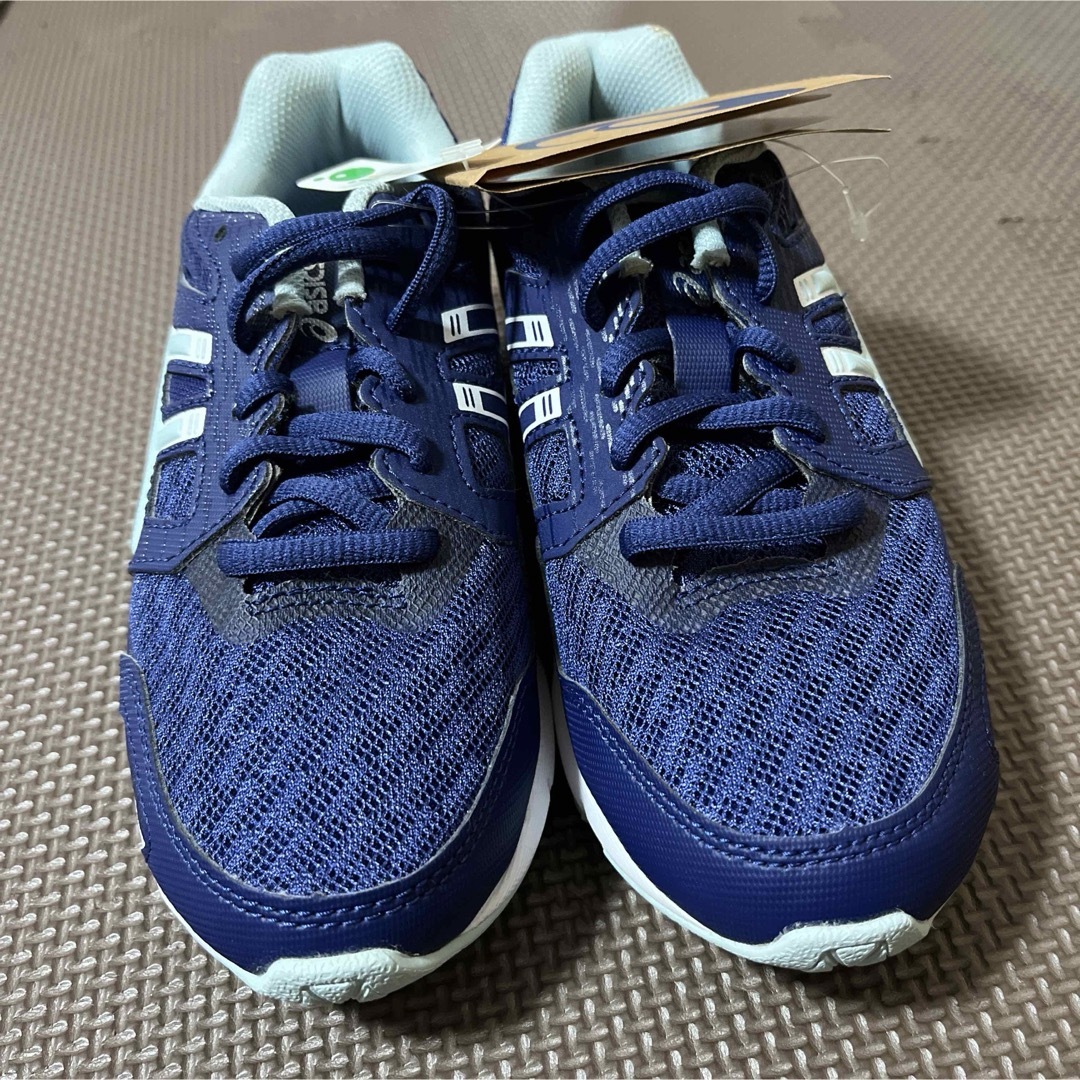 asics(アシックス)の新品♡asics 青　スニーカー　21 キッズ/ベビー/マタニティのキッズ靴/シューズ(15cm~)(スニーカー)の商品写真