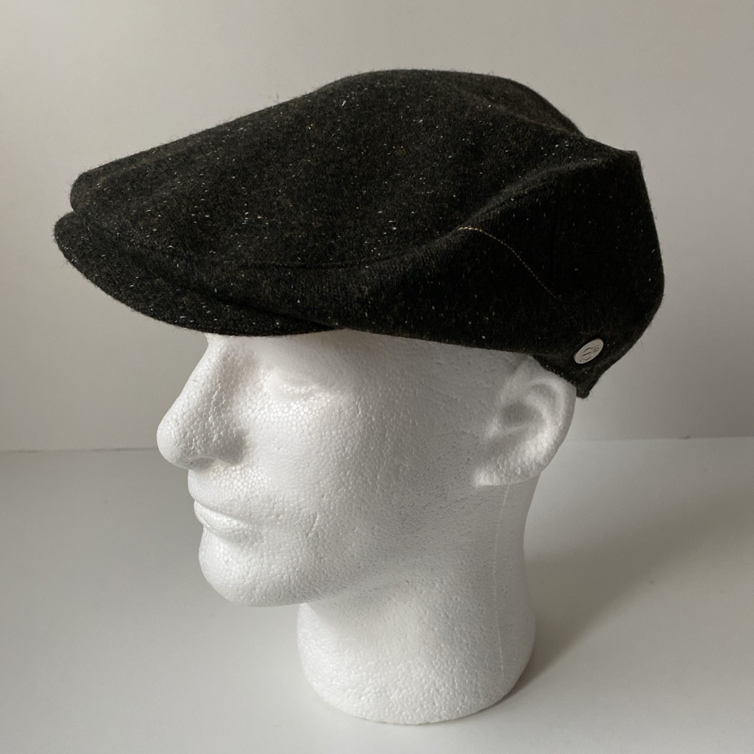 JEFF BANKS(ジェフバンクス)のJEFF BANKS ロンドン メンズ ハンチング 帽子 ツイード調 秋冬 メンズの帽子(ハンチング/ベレー帽)の商品写真