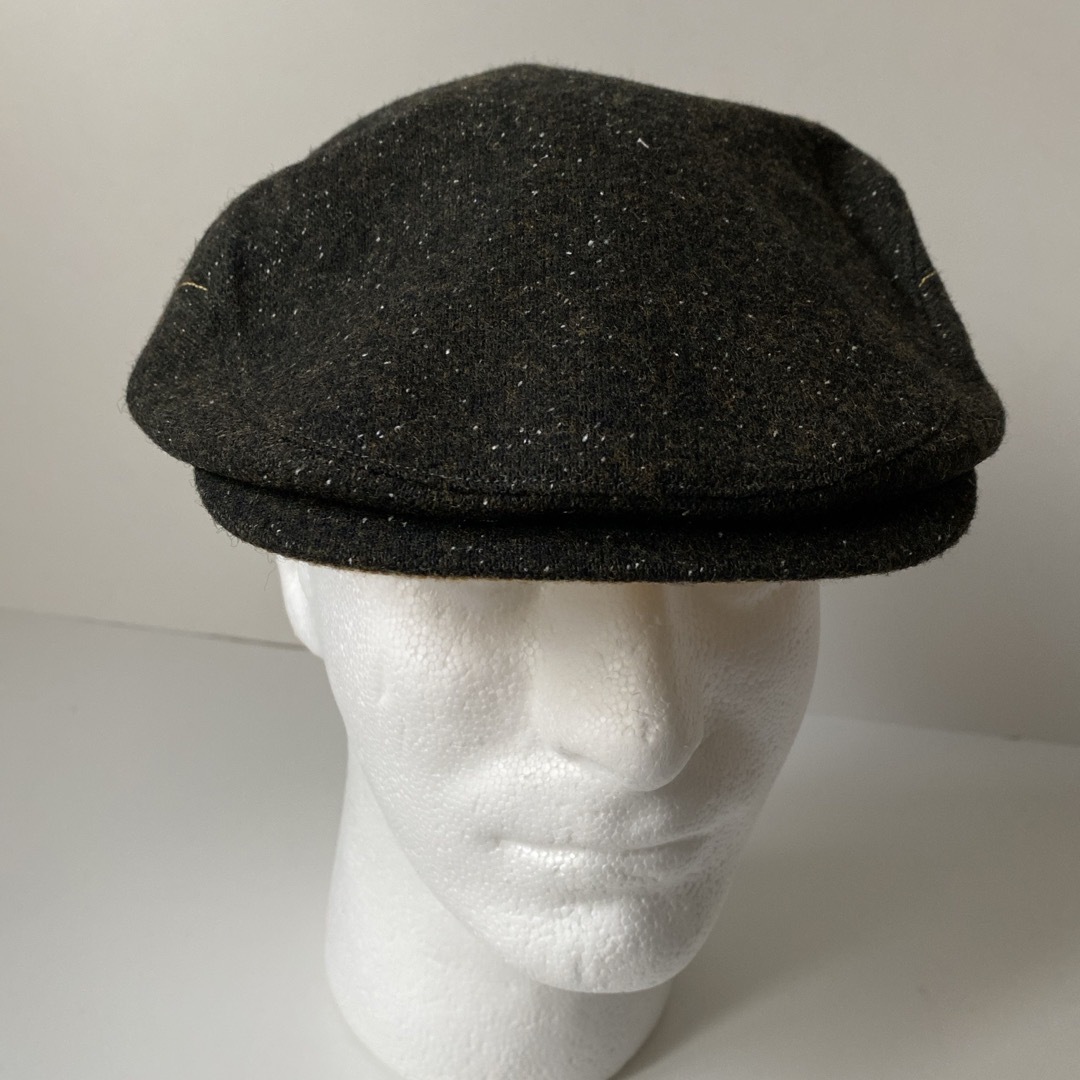 JEFF BANKS(ジェフバンクス)のJEFF BANKS ロンドン メンズ ハンチング 帽子 ツイード調 秋冬 メンズの帽子(ハンチング/ベレー帽)の商品写真