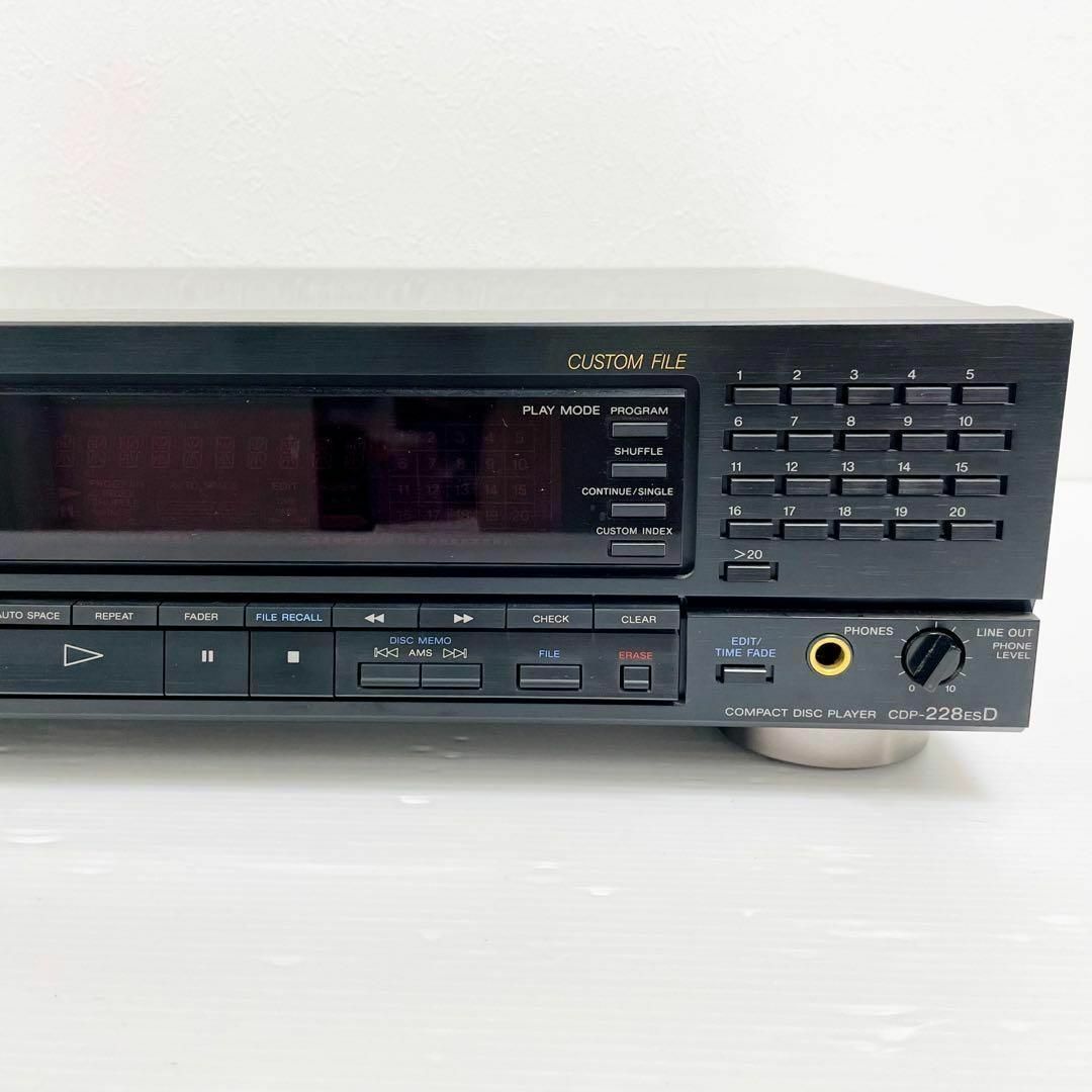 SONY - 希少 動作品 SONY ハイエンド CDプレーヤー CDP-228ESDの通販