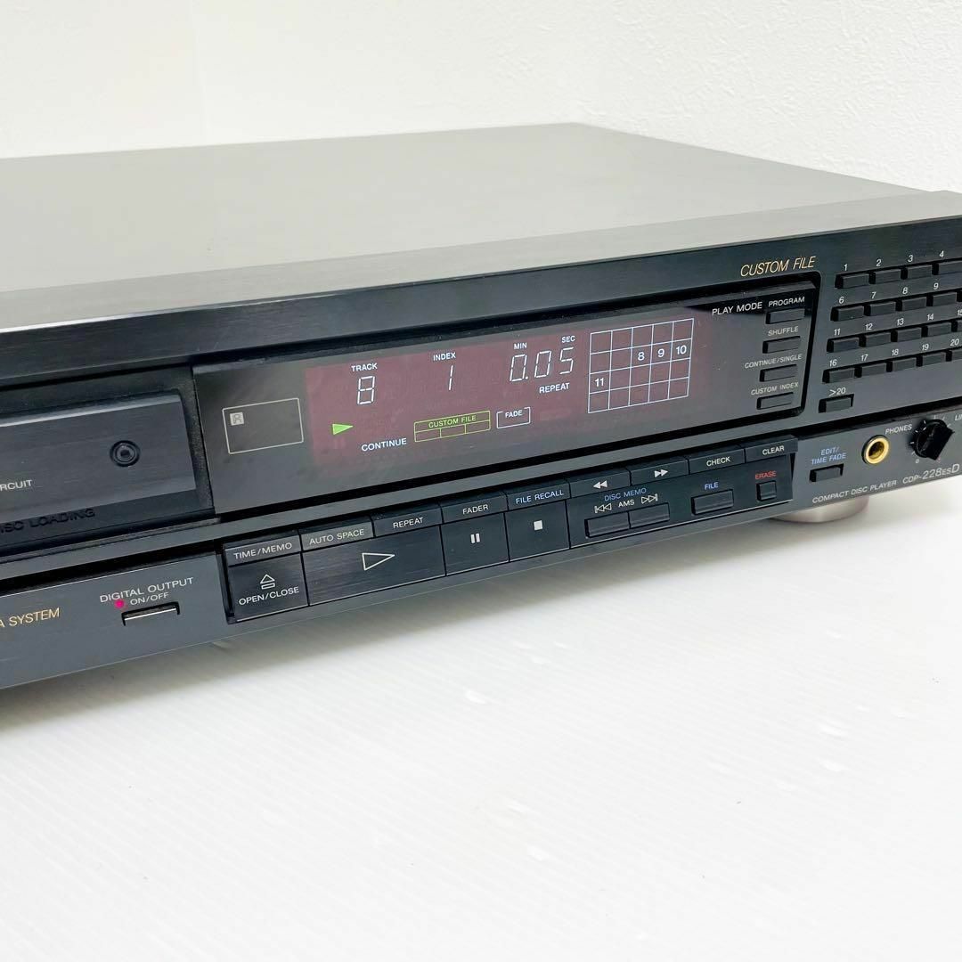 SONY - 希少 動作品 SONY ハイエンド CDプレーヤー CDP-228ESDの通販