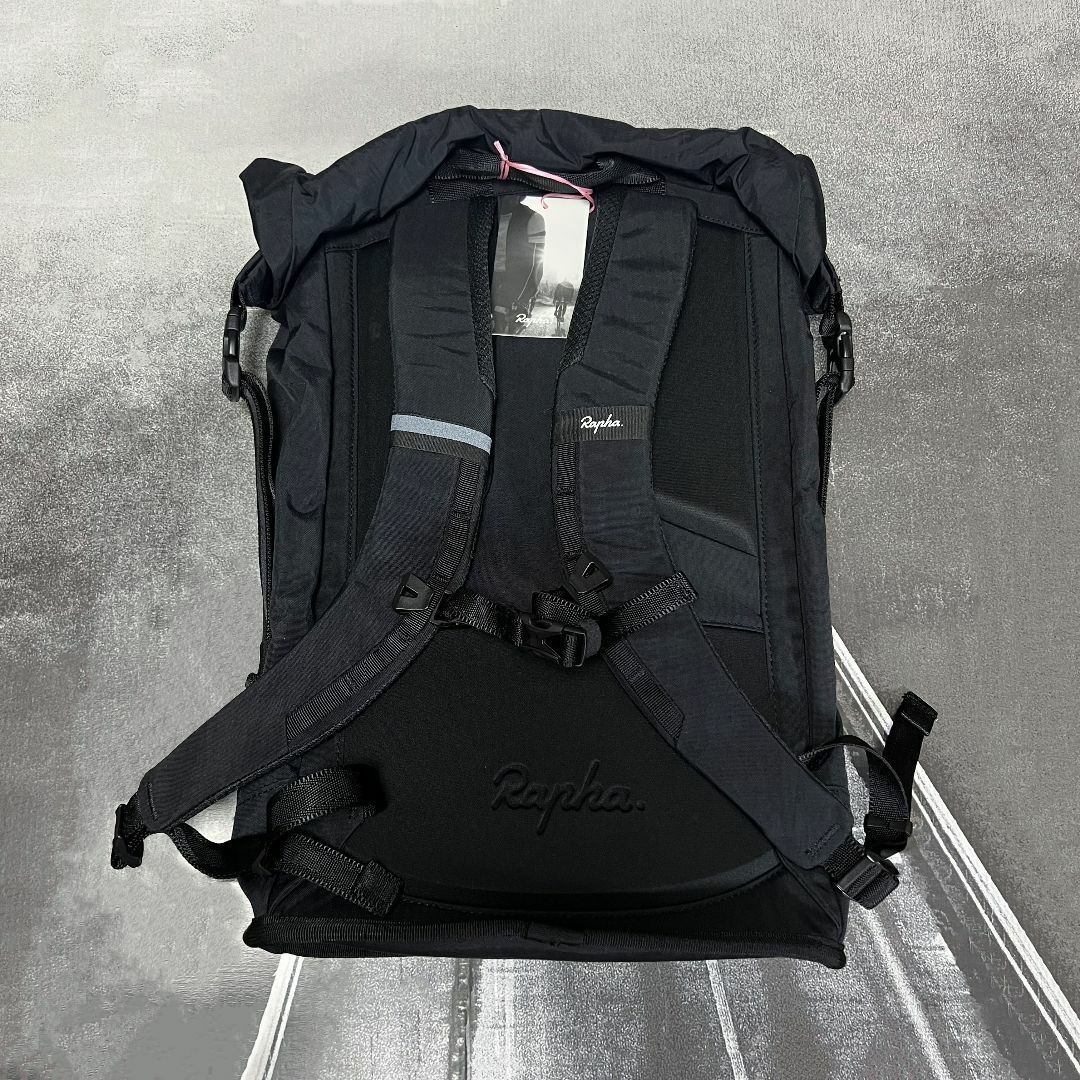 新品 Rapha Roll Top Backpack 20リットル ブラック