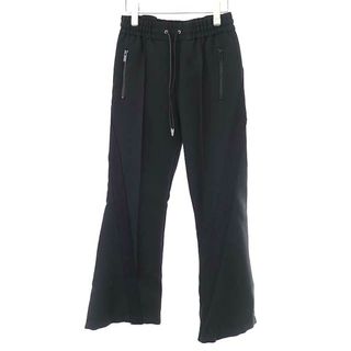 サカイ(sacai)のsacai サカイ 23AW Technical Jersey Pants テクニカルジャージーフレアパンツ 23-06793 ブラック 0(その他)