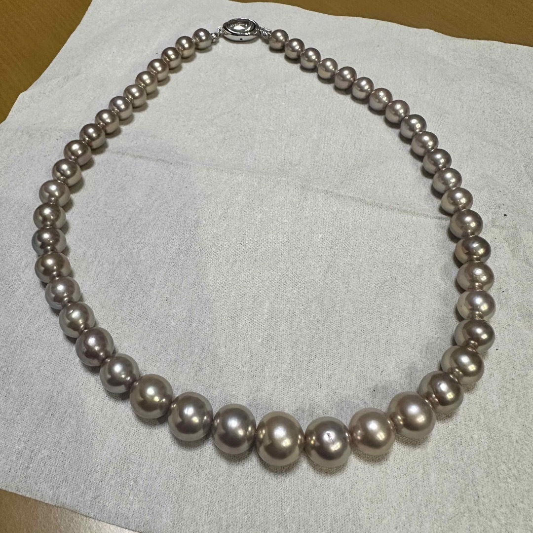 26250円 パールネックレス シャンパンゴールド 鑑定書付き 26250円 パールネックレス シャンパンゴールド 鑑定書付き