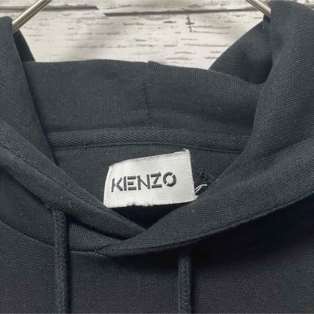 KENZO(ケンゾー)の即完売 KENZO ケンゾー  パーカー 虎 タイガー ビックロゴ 刺繍 古着 レディースのトップス(パーカー)の商品写真