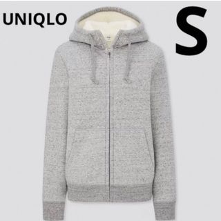 ユニクロ(UNIQLO)のユニクロ　ボアスウェット　パーカー(パーカー)