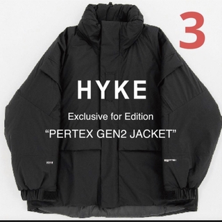 ハイク(HYKE)のHYKE×Edition PERTEX GEN2 JACKET サイズ3(ダウンジャケット)