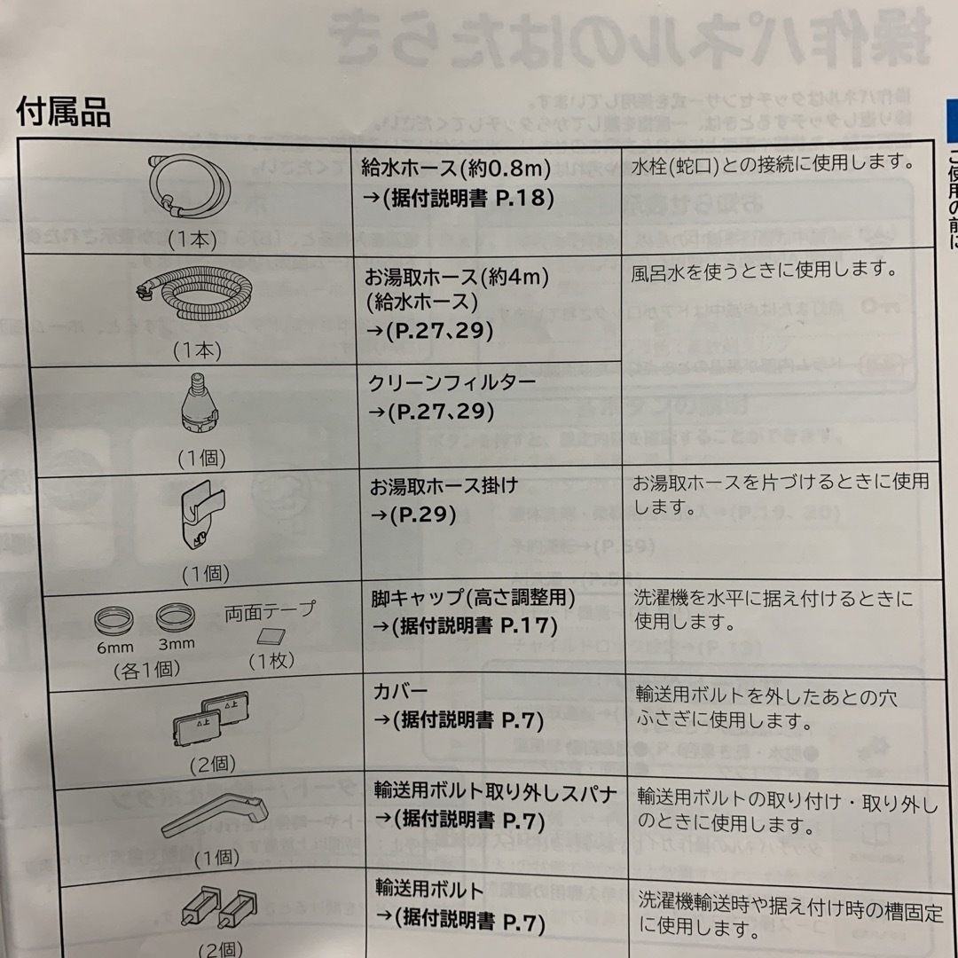 日立(ヒタチ)のHITACHI ビッグドラム　BD-STX120  お湯とりホース約4m スマホ/家電/カメラの生活家電(洗濯機)の商品写真