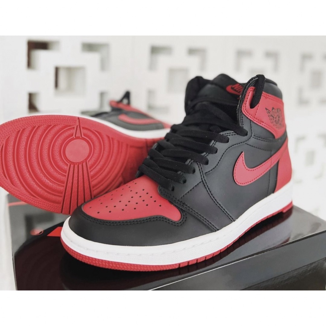 メンズ美品Nike Air Jordan 1 High OG "Patent Bred