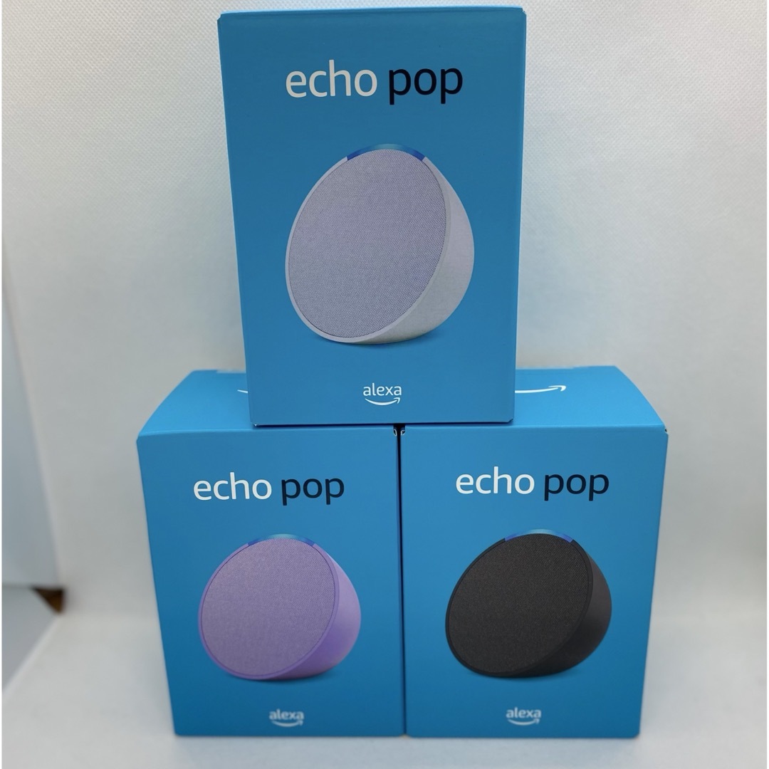 ブランド登録なしEcho Pop（エコーポップ）コンパクトスマートスピーカーwith Alexa