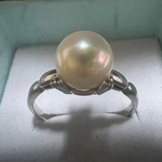 ミキモト(MIKIMOTO)のMIKIMOTO   K14WG 一粒　パール　リング(リング(指輪))