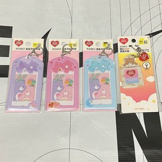 ケアベア(CareBears)の韓国限定 新柄 ケアベア トレカ チェキ カードホルダー & 証明写真ホルダー(キャラクターグッズ)