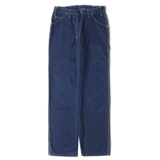 ディッキーズ(Dickies)のDickies ディッキーズ パンツ サイズ:詳細参照(約W31) 90s ペインター デニム パンツ TALONジッパー インディゴ 90年代 古着 ヴィンテージ ボトムス ジーンズ ジーパン ワーク【メンズ】【中古】(デニム/ジーンズ)