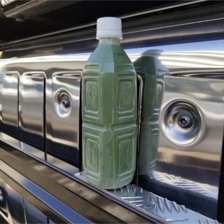 ■青汁500mlトラック　バス　ダンプ アルミ　ホイール　ステンレス　 鏡面磨き(トラック・バス用品)