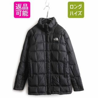 ザノースフェイス(THE NORTH FACE)のUS企画 ノースフェイス ダウン ハーフ コート S アウトドア ブラック(ダウンジャケット)