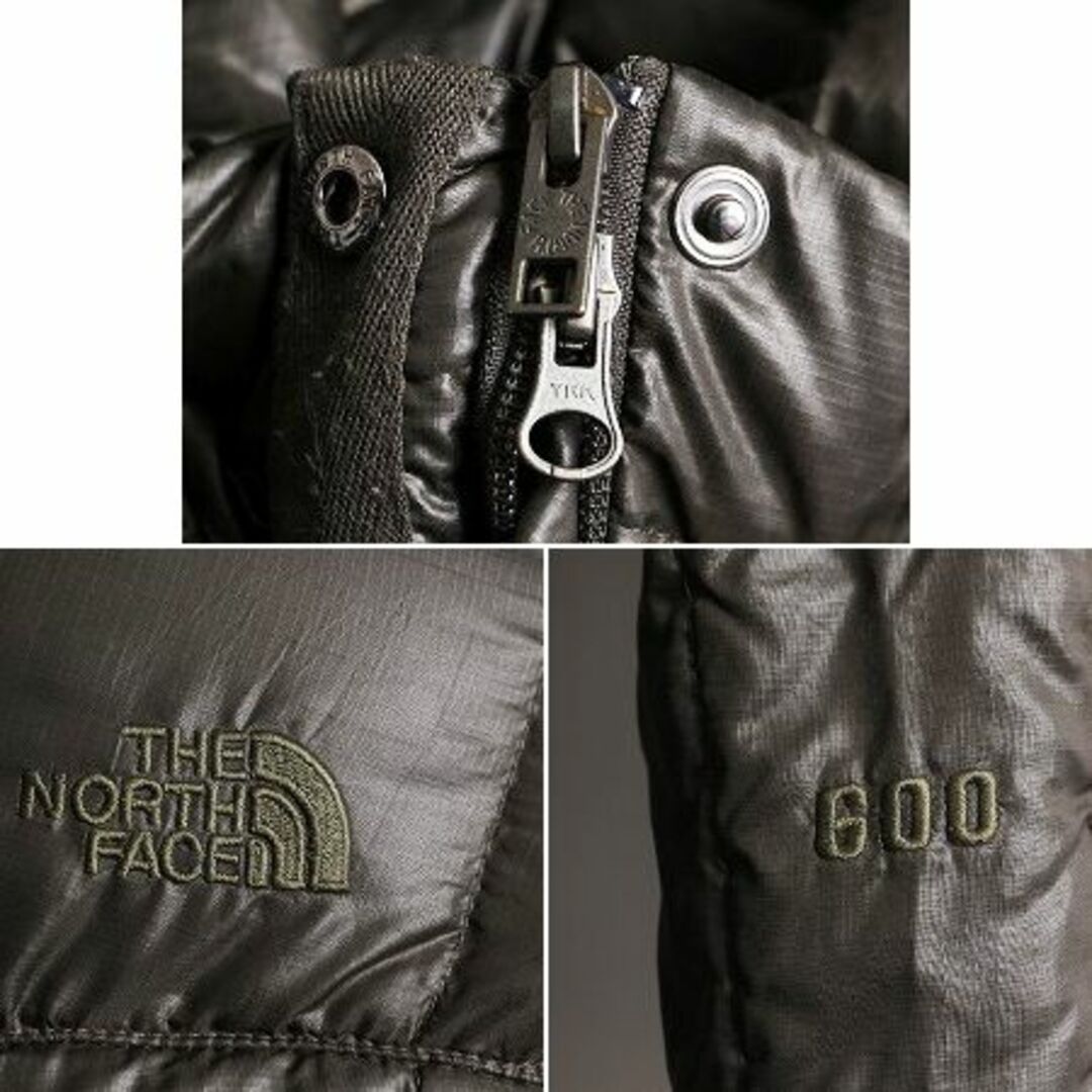 THE NORTH FACE(ザノースフェイス)のUS企画 ノースフェイス ダウン ハーフ コート S アウトドア ジャケット 緑 レディースのジャケット/アウター(ダウンジャケット)の商品写真