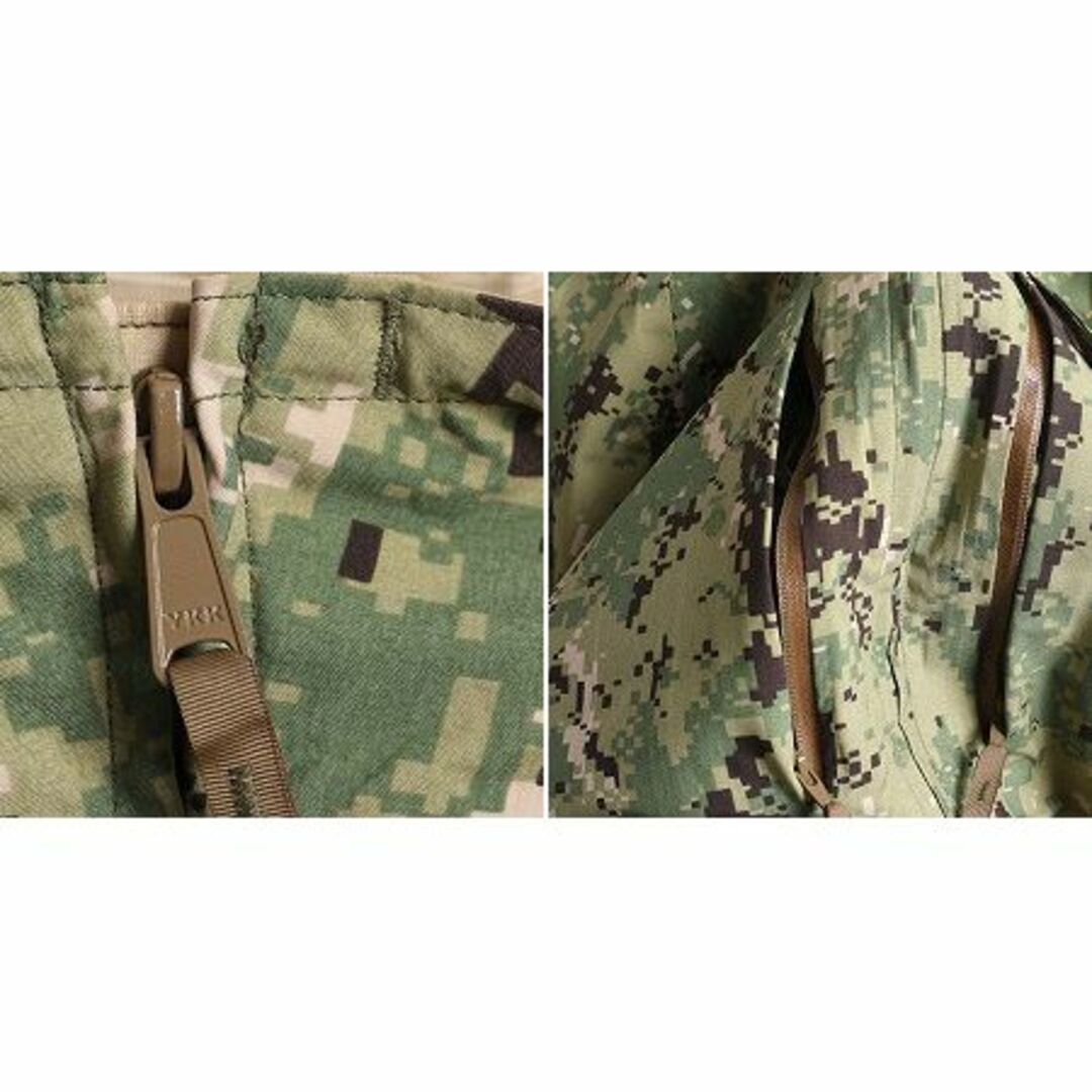 米軍実物 US NAVY デジタル ウッドランドカモ ゴアテックス ジャケット エンタメ/ホビーのミリタリー(戦闘服)の商品写真