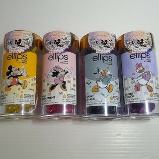 エリップス(ellips)の【限定デザイン】 エリップス ヘアーオイル ディズニー 30粒 ×4(トリートメント)