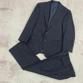 バーバリー(BURBERRY)の超美品 BURBERRY ツータック 2B スーツセットアップ ストライプ(セットアップ)