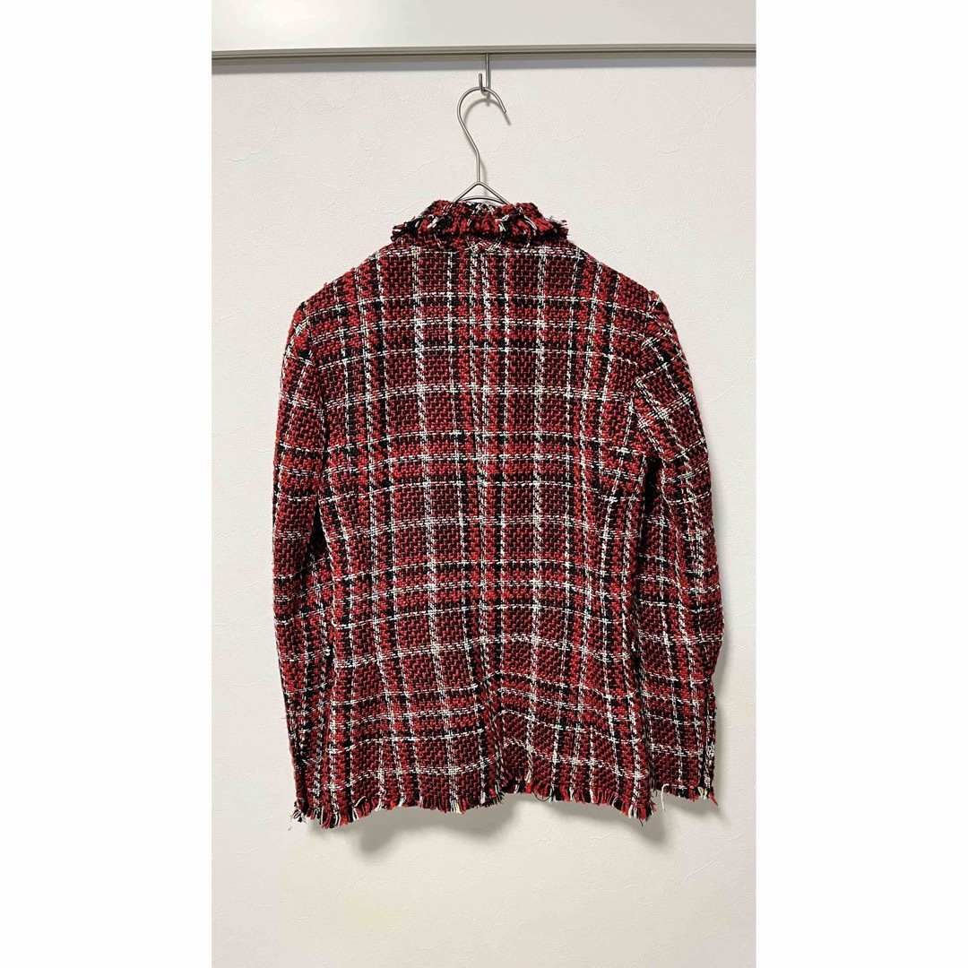 658. ZARA ツイードテーラードジャケット