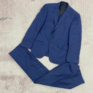 バーバリー(BURBERRY)の超美品 高級CANONICO 生地 SUIT SELECT ブルー セットアップ(セットアップ)