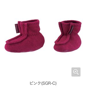 モンベル(mont bell)のシャミース ソックス Baby's くつした　ベビー　赤　レッド(靴下/タイツ)