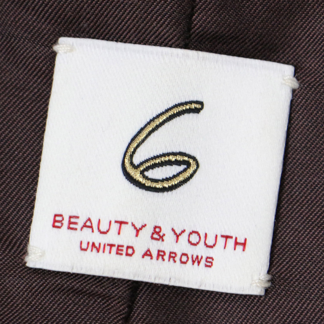 UNITED ARROWS(ユナイテッドアローズ)の6 ROKU BEAUTY&YOUTH ロク ビューティアンドユース ベスト アウター ブラウン 36(S) ミドル丈 ノーカラー ミンク風 フェイクファー おしゃれ シンプル きれいめ 大人女子 ブランド 上品 ベーシック エレガント フェミニン 羽織り【レディース】【中古】 レディースのトップス(ベスト/ジレ)の商品写真