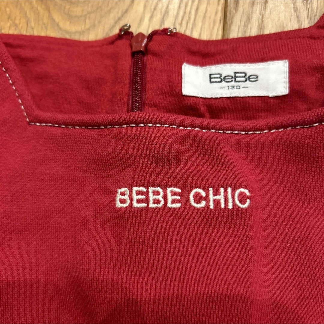 BeBe - キッズ 130 女の子 ワンピース ワンピ ディズニー BEBE