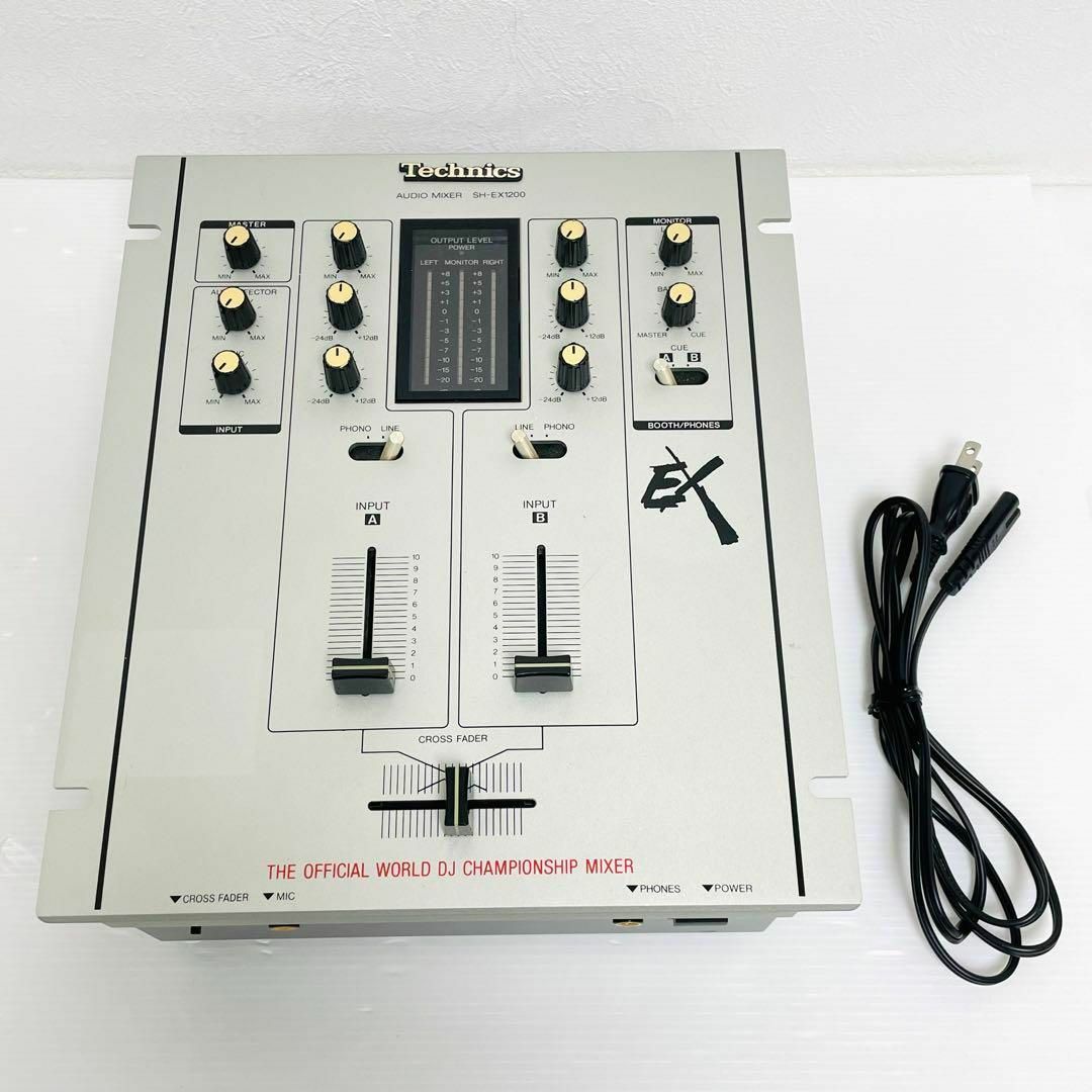 Technics(テクニクス)の動作品 希少 Technics DJミキサー SH-EX1200 楽器のDJ機器(DJミキサー)の商品写真