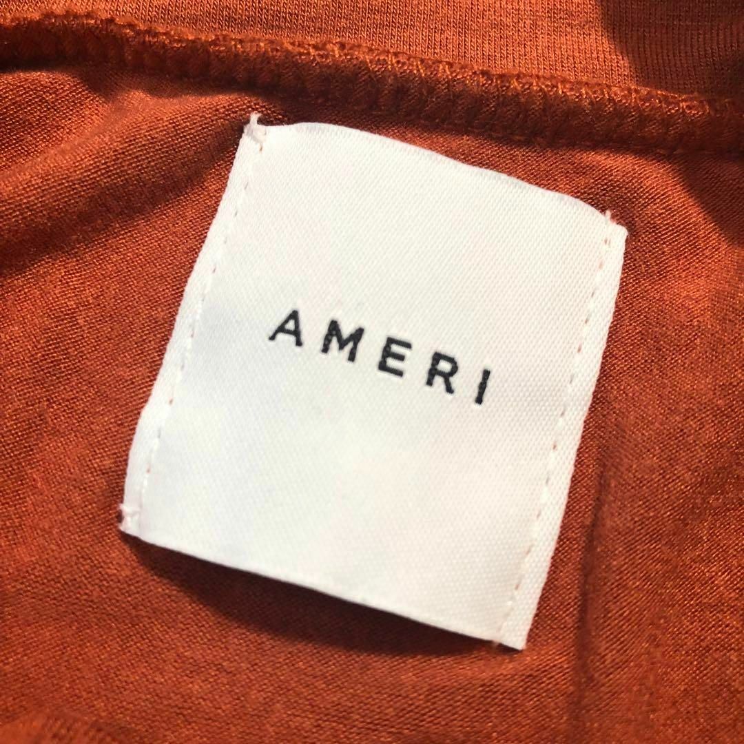 Ameri VINTAGE(アメリヴィンテージ)の【美品】アメリヴィンテージ-AMERI-ストールデザインカットソー サイズF レディースのトップス(Tシャツ(半袖/袖なし))の商品写真