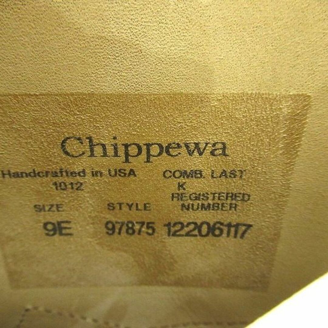 CHIPPEWA(チペワ)の黒タグ 新品 デッド チペワ 97875 スエード ブーツ サンド 27.0 ① メンズの靴/シューズ(ブーツ)の商品写真