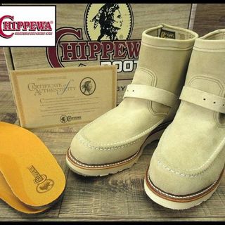 チペワ(CHIPPEWA)の黒タグ 新品 デッド チペワ 97875 スエード ブーツ サンド 27.0 ①(ブーツ)