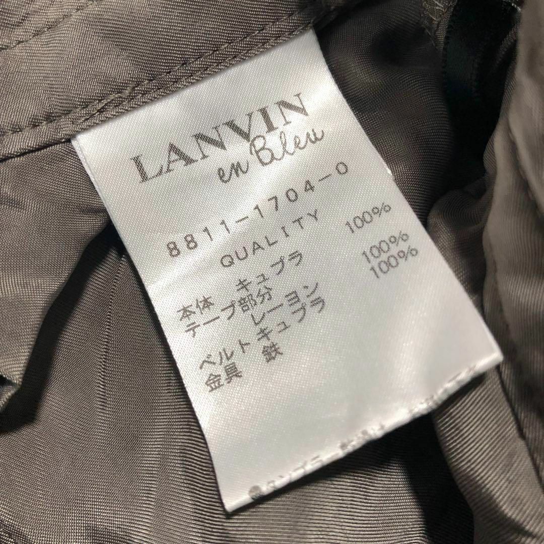 LANVIN en Bleu(ランバンオンブルー)のランバンオンブルー-LANVIN en Bleu-ドレープイージークロップド レディースのパンツ(クロップドパンツ)の商品写真