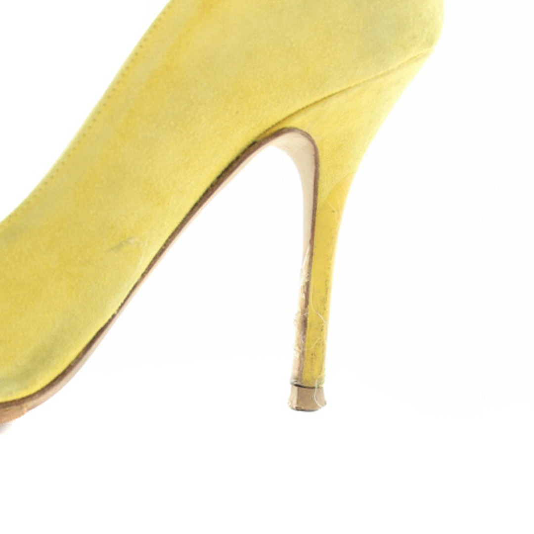 Christian Dior(クリスチャンディオール)のクリスチャンディオール ポインテッドトゥ パンプス 37 24cm 黄色 レディースの靴/シューズ(ハイヒール/パンプス)の商品写真