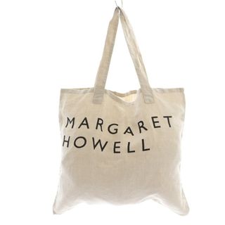 マーガレットハウエル(MARGARET HOWELL)のマーガレットハウエル トートバッグ ハンドバッグ リネン ロゴ ベージュ(その他)