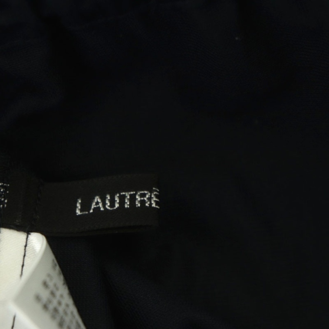 LAUTREAMONT(ロートレアモン)のロートレアモン ジップアップ ジャケット ノーカラー 薄手 胸ポケット 40 紺 レディースのジャケット/アウター(その他)の商品写真