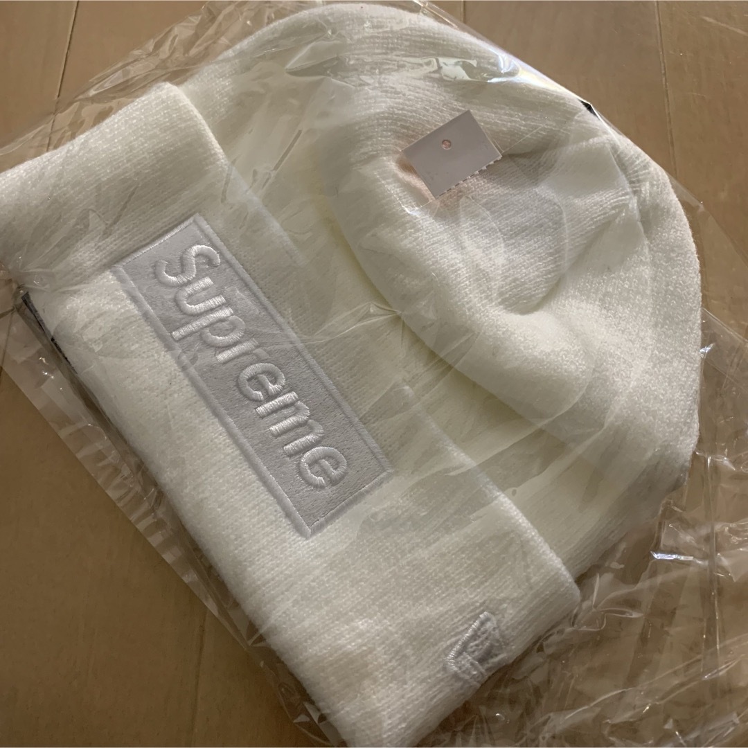 Supreme New Era Box Logo Beanie "White"帽子