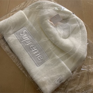 Supreme New Era Box Logo Beanie "White"(ニット帽/ビーニー)