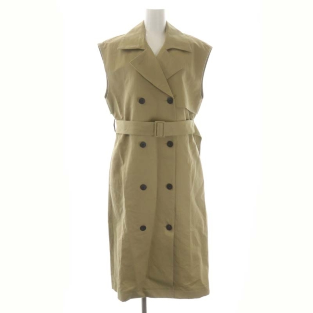 52cm着丈セオリー 22SS MATTE TWILL TRENCH DRESS ジレ